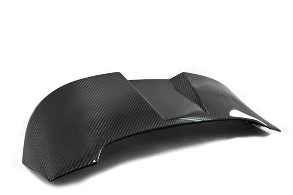 Grote foto fiat abarth 500 595 carbon fiber agressieve achter spoiler auto onderdelen tuning en styling