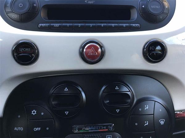 Grote foto fiat abarth 500 595 carbon fiber dashbord knoppen trim cover auto onderdelen tuning en styling