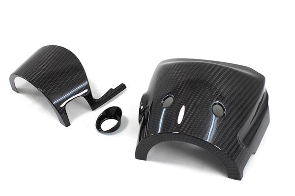 Grote foto fiat abarth 500 595 carbon fiber stuur sluier auto onderdelen tuning en styling