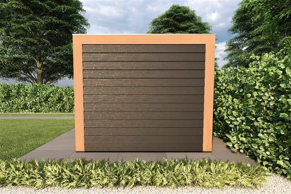 Grote foto overkapping slim serie 5 douglas 700 x 300 cm tuin en terras tuinhuisjes en blokhutten