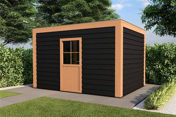 Grote foto overkapping slim serie 5 douglas 400 x 300 cm tuin en terras tuinhuisjes en blokhutten
