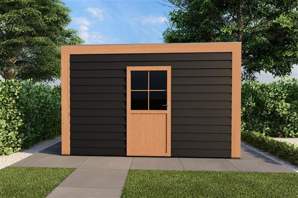 Grote foto overkapping slim serie 5 douglas 400 x 300 cm tuin en terras tuinhuisjes en blokhutten