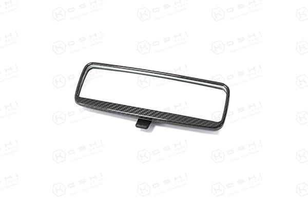 Grote foto fiat abarth 500 595 carbon fiber binnenspiegel cover auto onderdelen tuning en styling