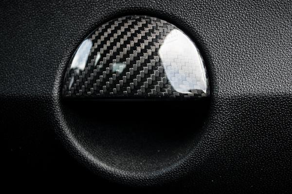 Grote foto fiat abarth 595 carbon fiber dashbord klep hendel auto onderdelen tuning en styling