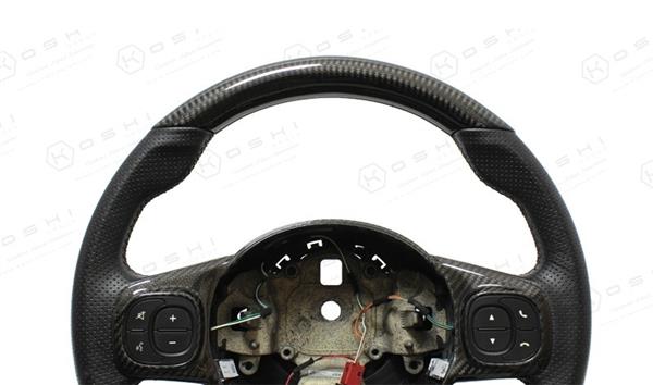 Grote foto fiat abarth 595 carbon fiber stuur bovenste deel cover auto onderdelen tuning en styling