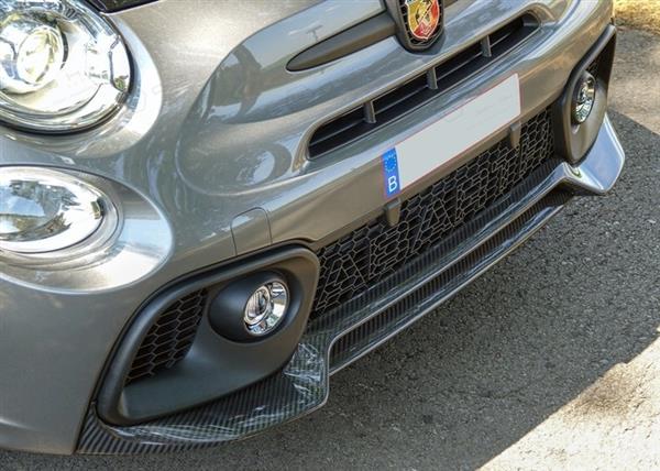 Grote foto fiat abarth 595 carbon fiber aggresive splitter auto onderdelen tuning en styling