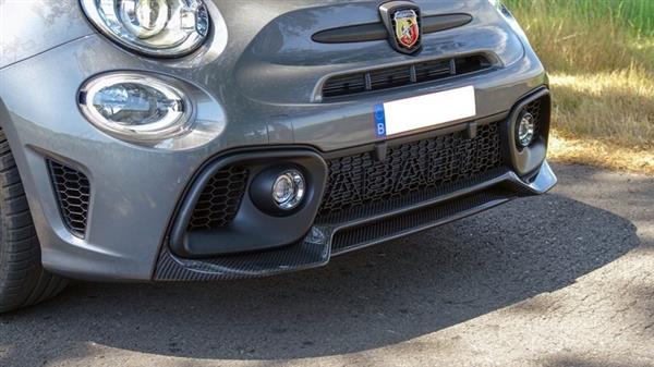 Grote foto fiat abarth 595 carbon fiber aggresive splitter auto onderdelen tuning en styling