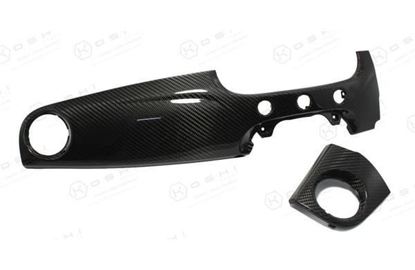 Grote foto fiat abarth 595 carbon fiber dashbord uk versie auto onderdelen tuning en styling