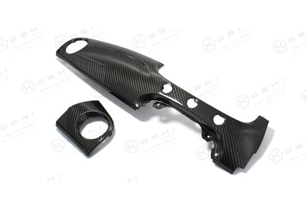 Grote foto fiat abarth 595 carbon fiber dashbord uk versie auto onderdelen tuning en styling