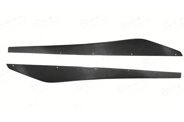 Grote foto fiat abarth 500 595 carbon fiber side skirts auto onderdelen tuning en styling