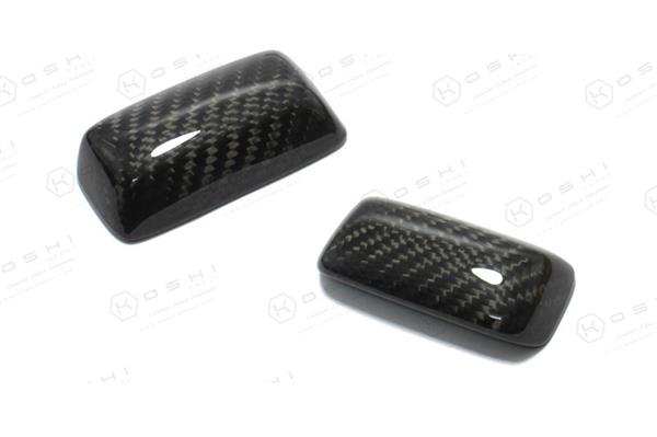 Grote foto fiat abarth 500 595 carbon fiber stoelhendel covers auto onderdelen tuning en styling