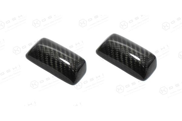 Grote foto fiat abarth 500 595 carbon fiber stoelhendel covers auto onderdelen tuning en styling