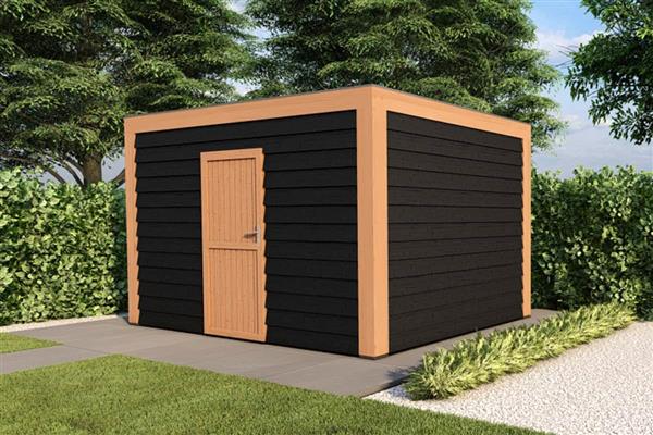 Grote foto overkapping slim serie 4 douglas 400 x 300 cm tuin en terras tuinhuisjes en blokhutten