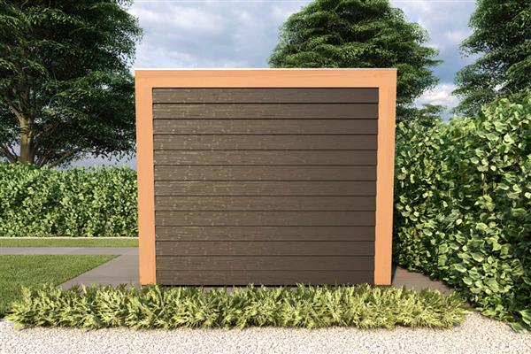 Grote foto overkapping slim serie 4 douglas 400 x 300 cm tuin en terras tuinhuisjes en blokhutten