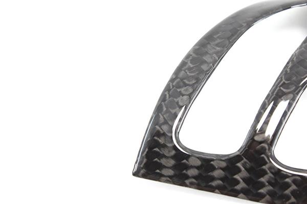 Grote foto bmw e39 e46 e53 x5 carbon fiber knop besturing cover auto onderdelen tuning en styling