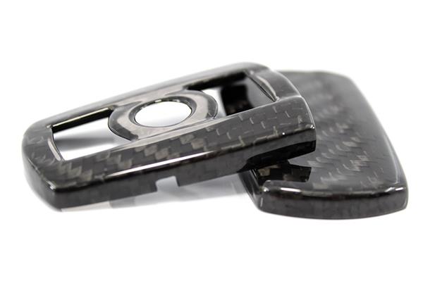 Grote foto bmw koshi carbon fiber sleutel cover frame auto onderdelen tuning en styling