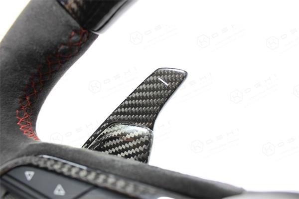 Grote foto audi rs3 rs4 carbon fiber stuur schakelflippers 2017 2018 auto onderdelen tuning en styling