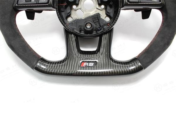 Grote foto audi rs3 rs4 carbon fiber stuur onderste deel auto onderdelen tuning en styling