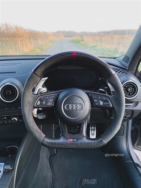 Grote foto audi rs3 rs4 carbon fiber stuur onderste deel auto onderdelen tuning en styling