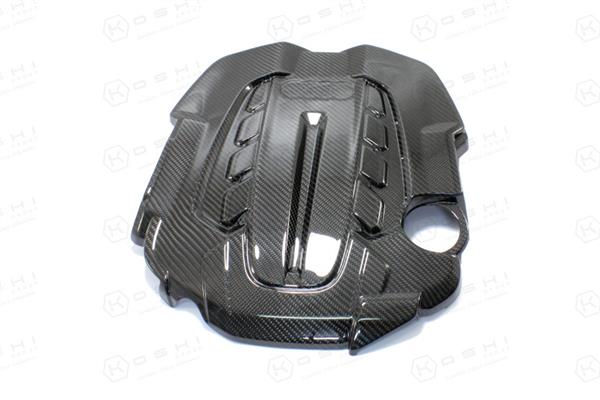 Grote foto audi rs6 rs7 carbon fiber motor cover auto onderdelen tuning en styling