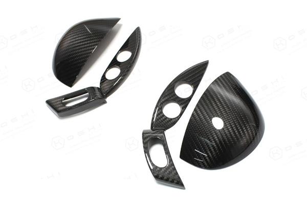 Grote foto maserati granturismo quattroporte carbon fiber stuur knopbesturing cover auto onderdelen tuning en styling