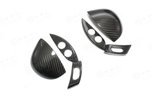 Grote foto maserati granturismo quattroporte carbon fiber stuur knopbesturing cover auto onderdelen tuning en styling