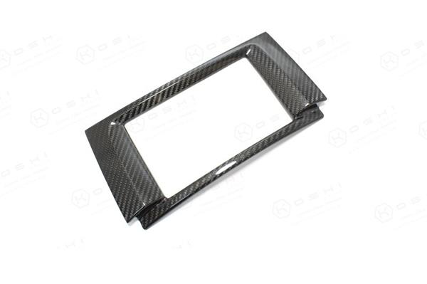 Grote foto maserati granturismo carbon fiber audio systeem scherm frame cover auto onderdelen tuning en styling