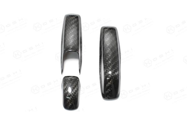 Grote foto maserati ghilbi quattroporte levante carbon fiber sleutel cover auto onderdelen tuning en styling