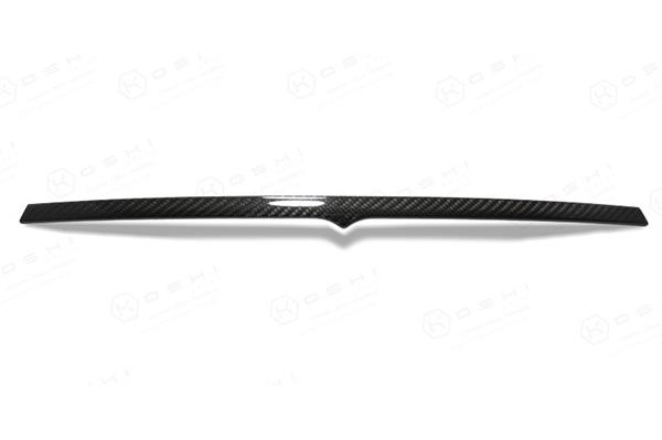 Grote foto maserati ghibli carbon fiber achter kofferbak trim chrome deel auto onderdelen tuning en styling