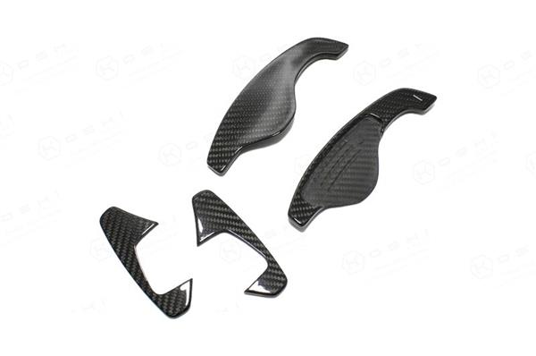 Grote foto jaguar f type r carbon fiber stuur schakel flippers auto onderdelen tuning en styling