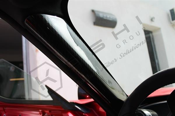 Grote foto alfa romeo 4c carbon fiber a stijl cover auto onderdelen tuning en styling