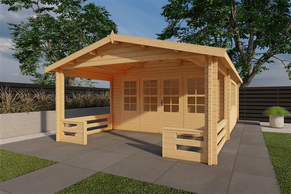 Grote foto tuinhuis lanza tuin en terras tuinhuisjes en blokhutten