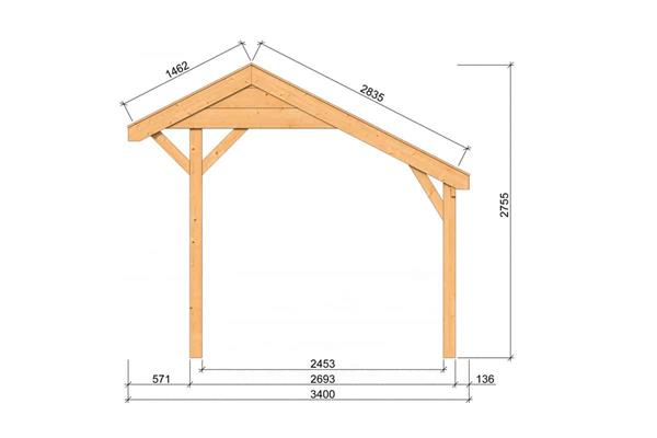 Grote foto kapschuur economy tuin en terras tuinhuisjes en blokhutten