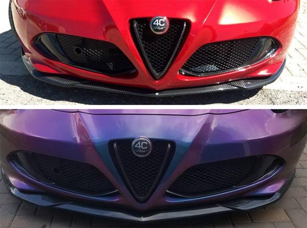 Grote foto alfa romeo 4c carbon fiber embleem cover kit auto onderdelen tuning en styling