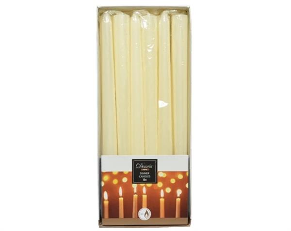 Grote foto kaarsen wax dinner ivory 2 15 cm x h25 cm doos 12 stuks ook leuk in fles verzamelen overige verzamelingen