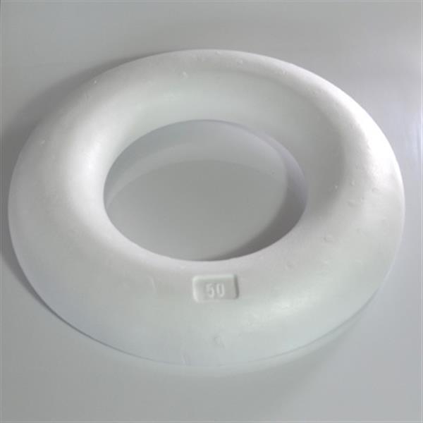 Grote foto oasis styropor ring 60cm platrond piepschuim ring piepschuim krans verzamelen overige verzamelingen