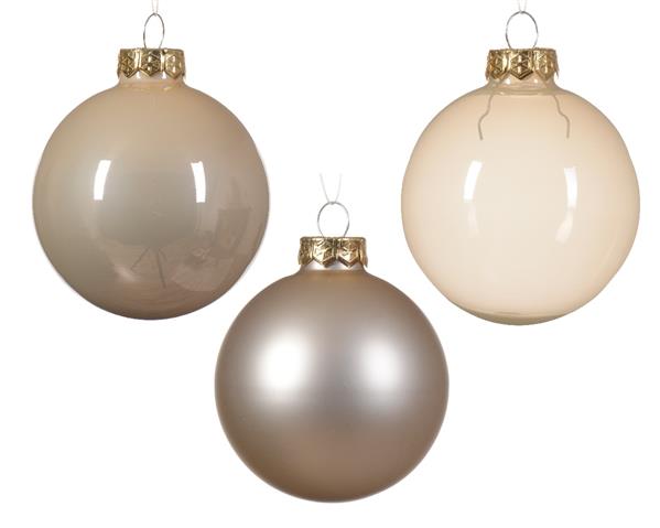 Grote foto kerstballen van glas 7 cm assortiment parel parelmoerkleuren doos 21 st supermooi bijzondere decora verzamelen overige verzamelingen