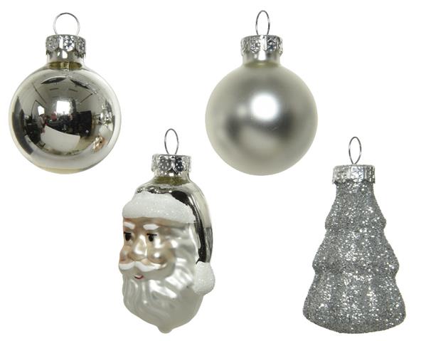 Grote foto kerstbal kerstballen hangdecoratie kerstfiguren zilver 3 6 cm koker 9 st chique hangers kerst winte verzamelen overige verzamelingen