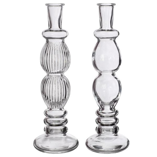 Grote foto gekleurd glazen flesje florence vaasje kandelaar clear stuk florence bottle 28 cm hoog 9 cm dia verzamelen overige verzamelingen