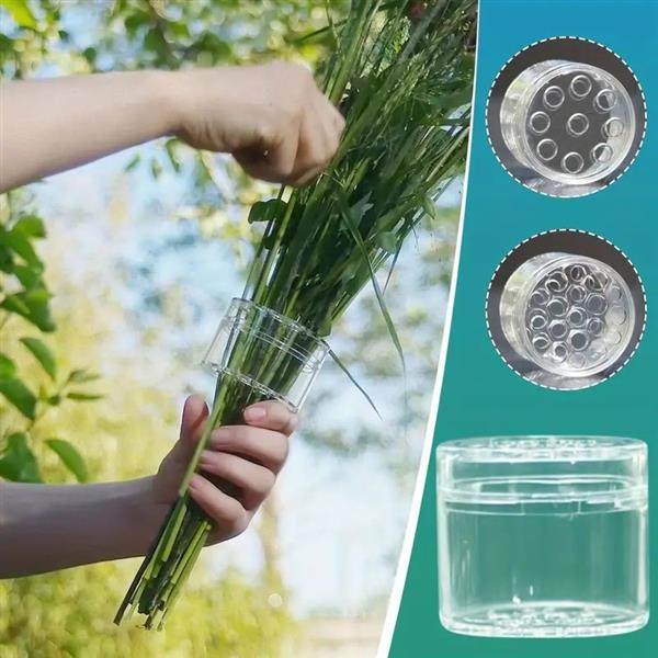 Grote foto bloemenschikkers bloemschikker de luxe set van 2 handig hulpje spiraal boekethouder verzamelen overige verzamelingen