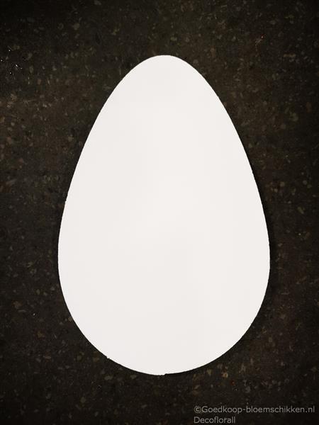 Grote foto actie styropor ei platrond 45 cm dicht styropor paasei verzamelen overige verzamelingen