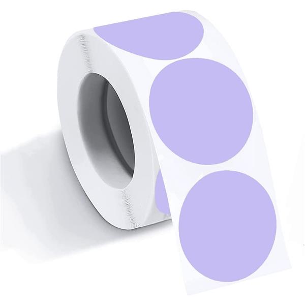 Grote foto 300 labels grote rol grote ronde thermische stickerlabels direct thermisch label blanco 5 cm lila ro verzamelen overige verzamelingen