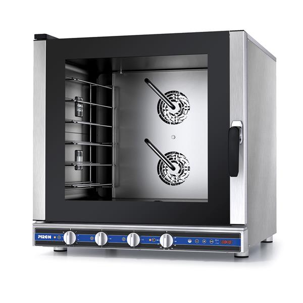 Grote foto piron galilei plus combisteamer hybride besturing 6 rek witgoed en apparatuur fornuizen