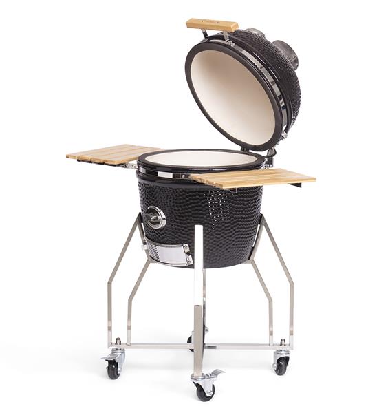 Grote foto yakiniku medium kamado grill barbecue 16 inch incl. onderstel en zijtafels tuin en terras buitenkeukens