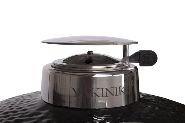 Grote foto yakiniku large kamado grill barbecue 19 inch incl. onderstel en zijtafels tuin en terras buitenkeukens