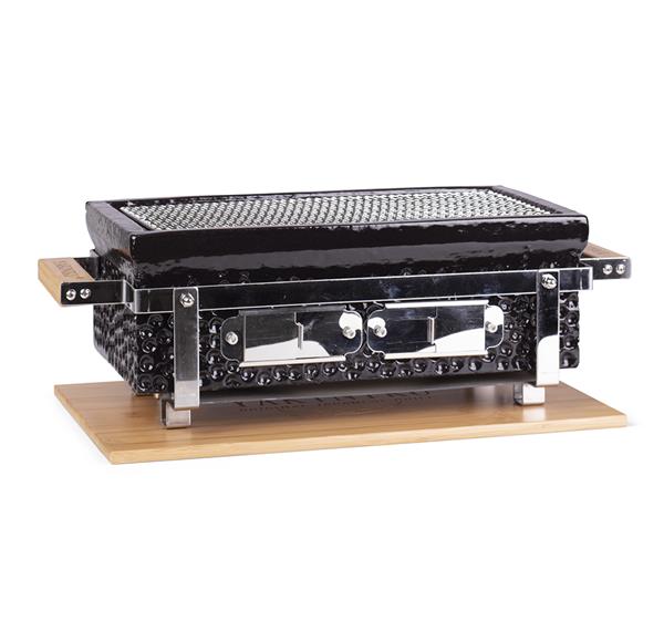 Grote foto yakiniku shichirin rechthoekige tafel grill barbeque 40 x 20 cm tuin en terras buitenkeukens