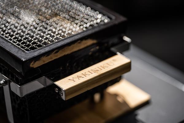 Grote foto yakiniku shichirin rechthoekige tafel grill barbeque 40 x 20 cm tuin en terras buitenkeukens