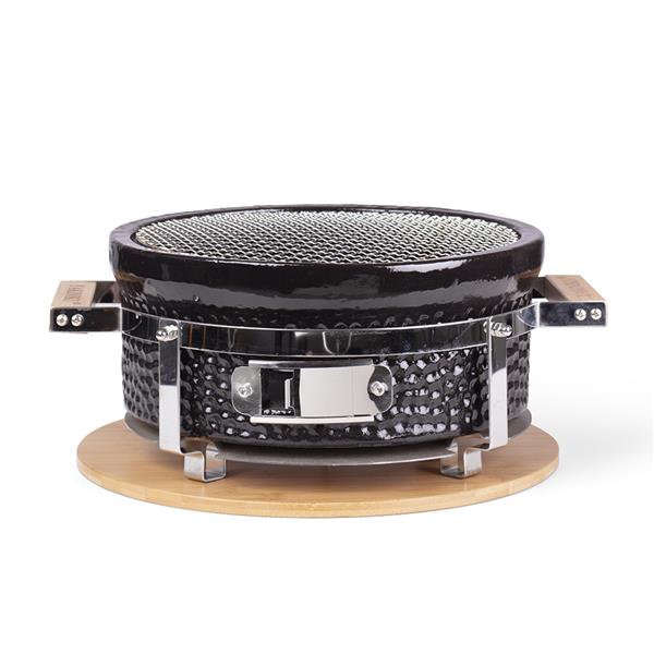 Grote foto yakiniku shichirin ronde tafel grill barbecue 30 cm tuin en terras buitenkeukens