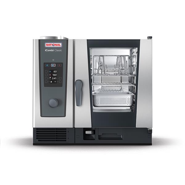 Grote foto rational icombi classic 6 1 1e combisteamer elektrisch witgoed en apparatuur fornuizen