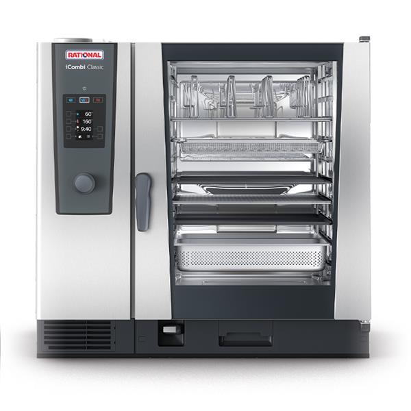 Grote foto rational icombi classic 10 2 1e combisteamer elektrisch witgoed en apparatuur fornuizen